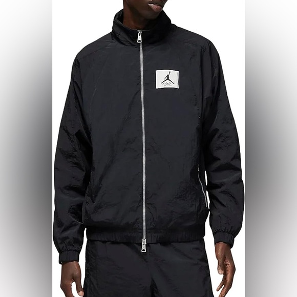 Jordan Men's Essentials Statement Warmup Jacket Black DQ7336-010 XXL - Picture 13 of 13